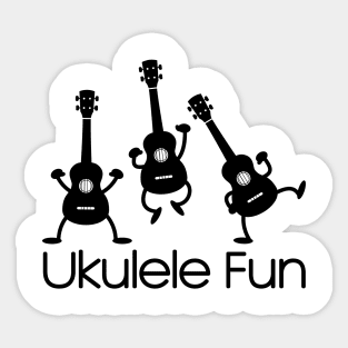 Ukulele Fun Sticker